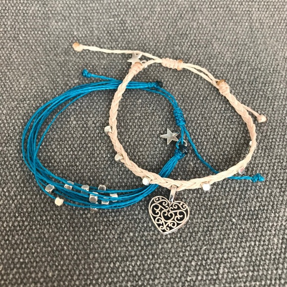 Waxed surfer beach babe bracelets - Picture 2 of 2